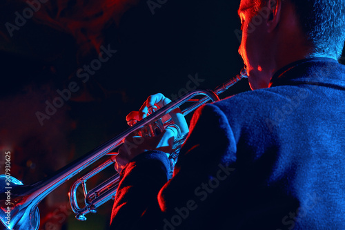 Sticker Jazz band performs at the club