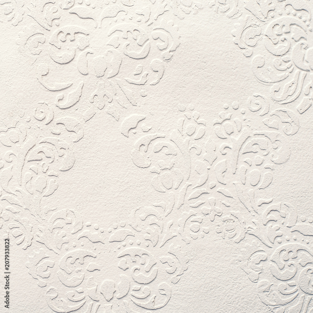 Light yellow acrylic texture, painted surface with embossing, grunge pattern Light yellow acrylic texture, painted surface with embossing, grunge pattern