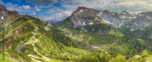 Fotografia, Obraz Jenner mountain near Konigssee lake, Berchtesgaden