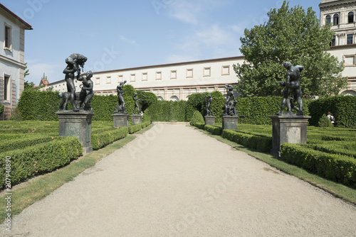 The statues in the senate park in Prague, Czeche Republic photo