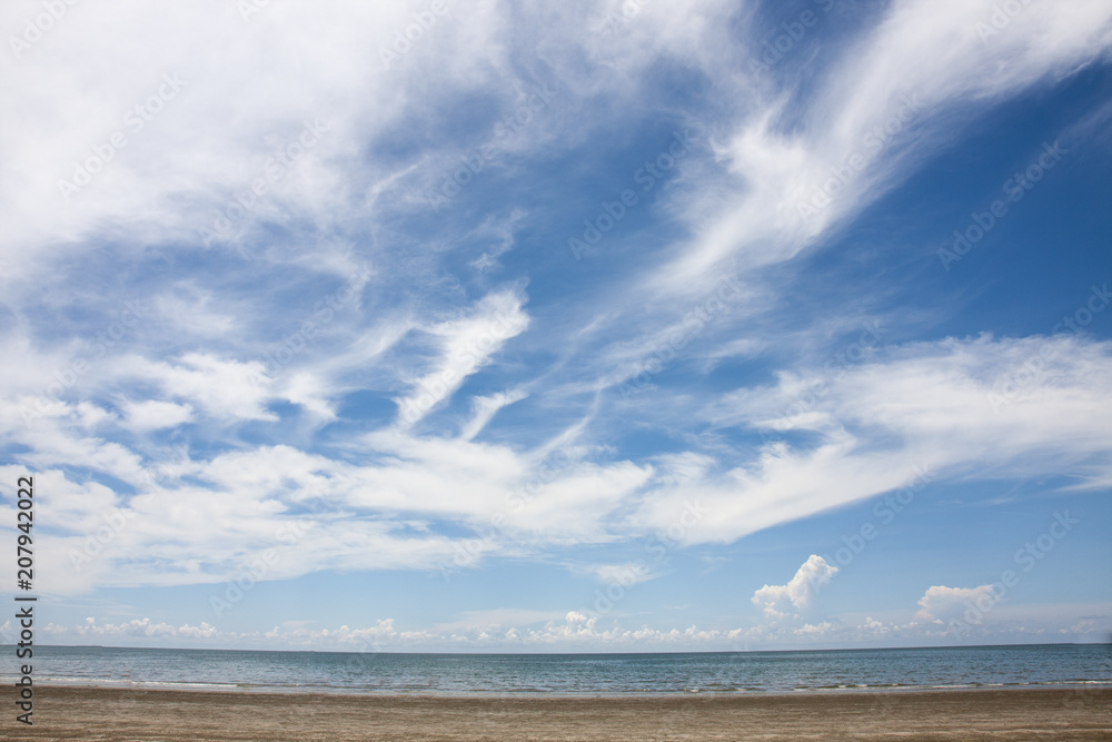Empty sea and beach background with copy space Empty sea and beach background with copy space