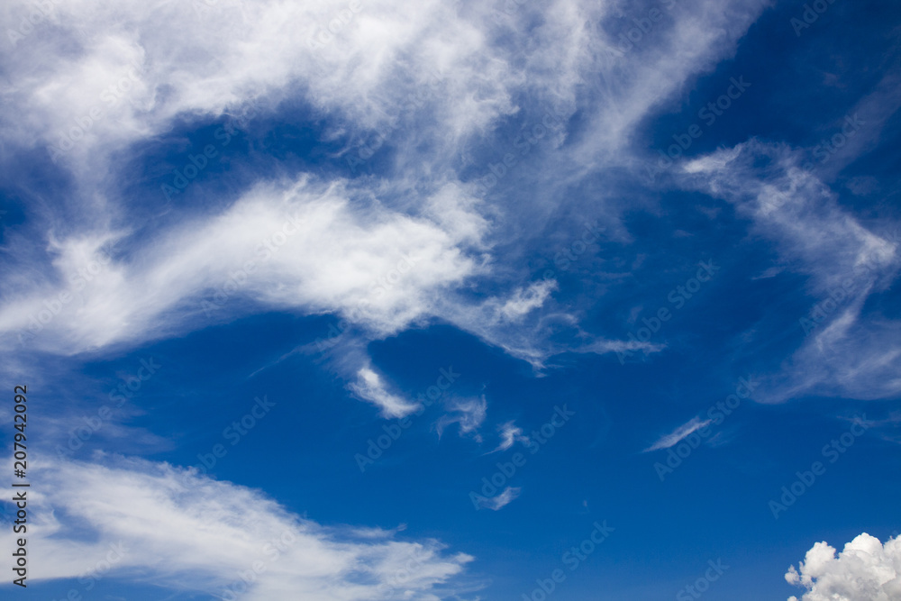 Blue sky and Clouds background Blue sky and Clouds background