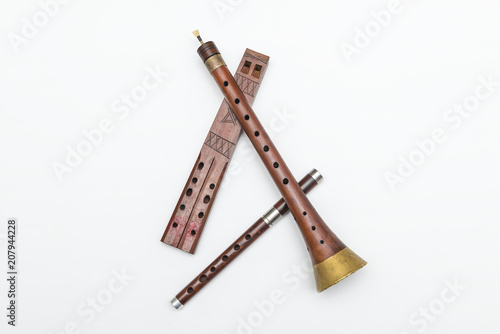Fotografie Zurla and wood flutes