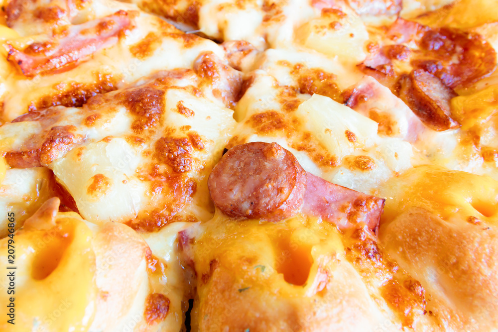 pizza close up for background. select focus with shallow depth of field pizza close up for background. select focus with shallow depth of field