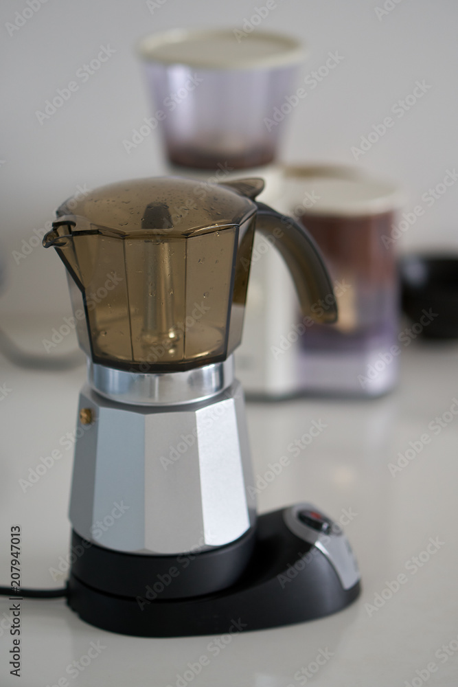 Coffee moka pot. Coffee moka pot.