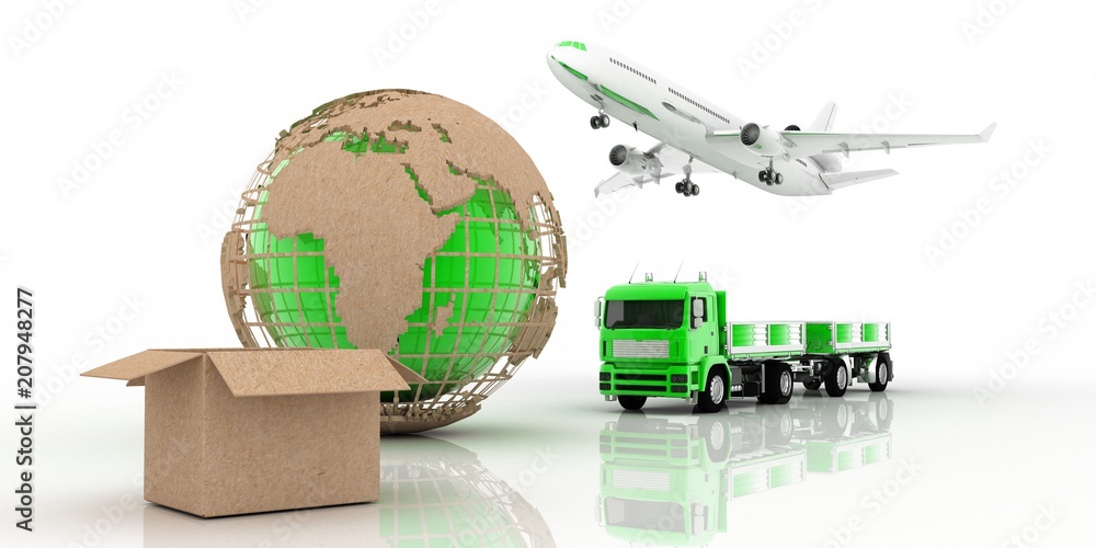 Fototapeta premium Shipping (cargo transportation)