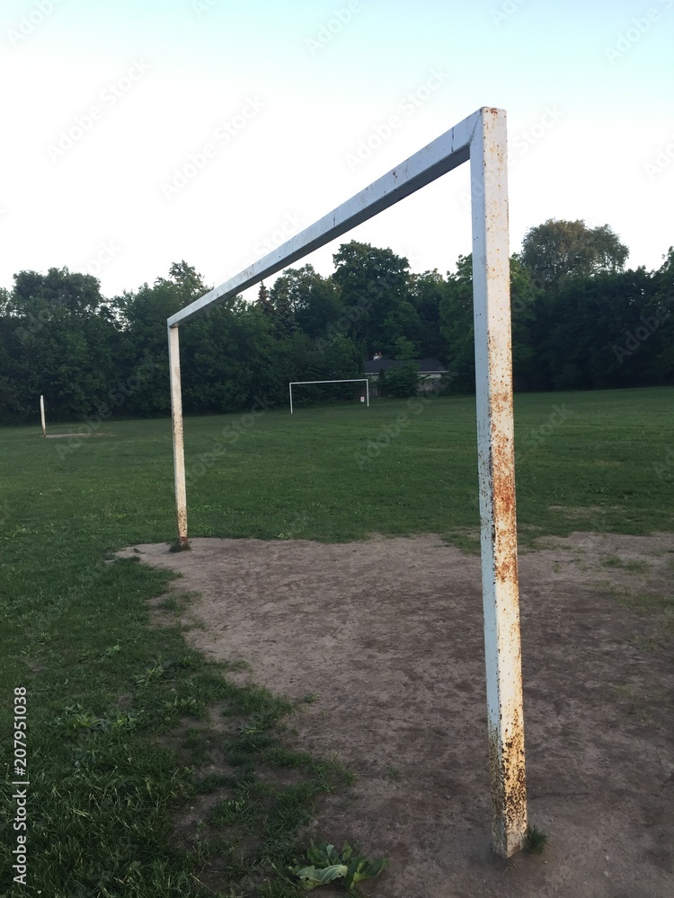 soccer goal posts