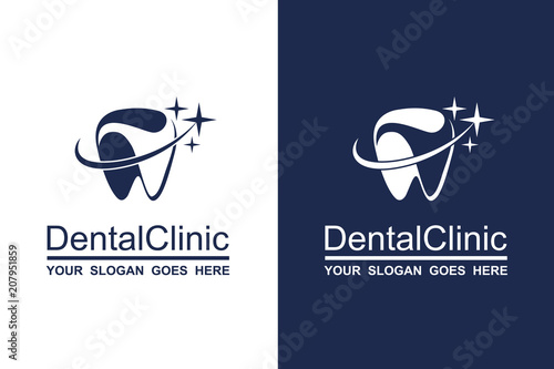 abstract dental icon collection for dental clinic