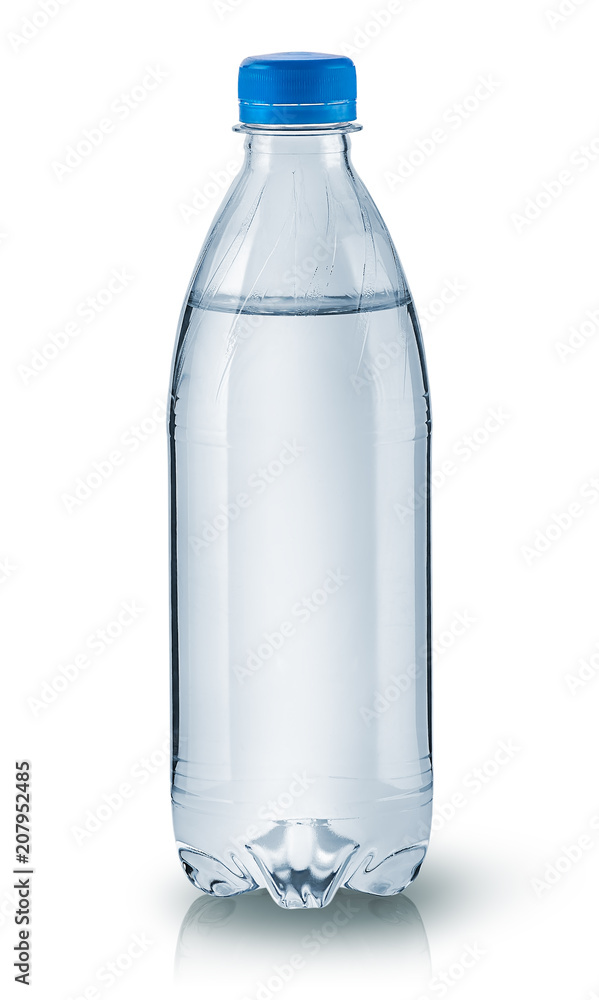 Closed plastic water bottle Closed plastic water bottle