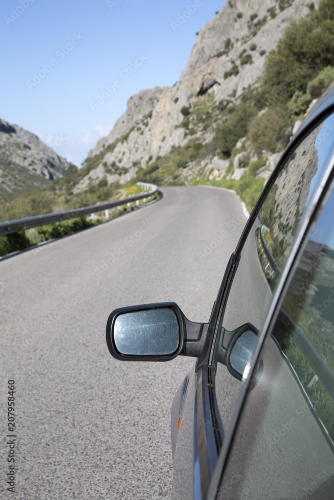 Car Wing Mirror, Grazalema National Park