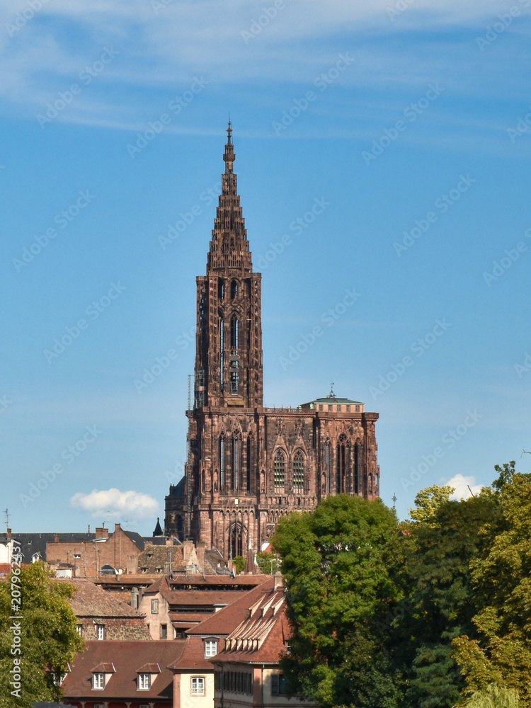 Münster von Straßburg, Elsaß, Frankreich, Europa / Strasbourg, Alsace, France, Europe