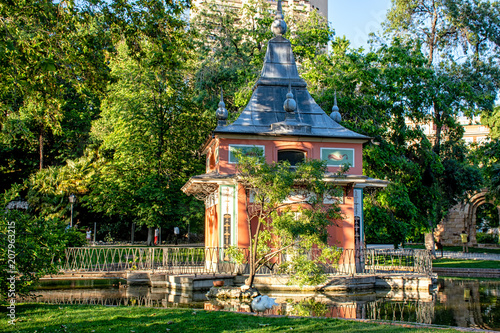 casita del pescador, parque del retiro