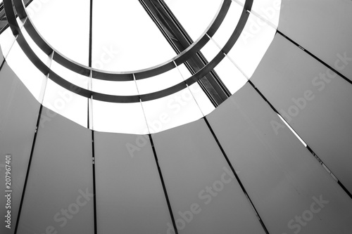 luxury metal ceiling structure - monochrome