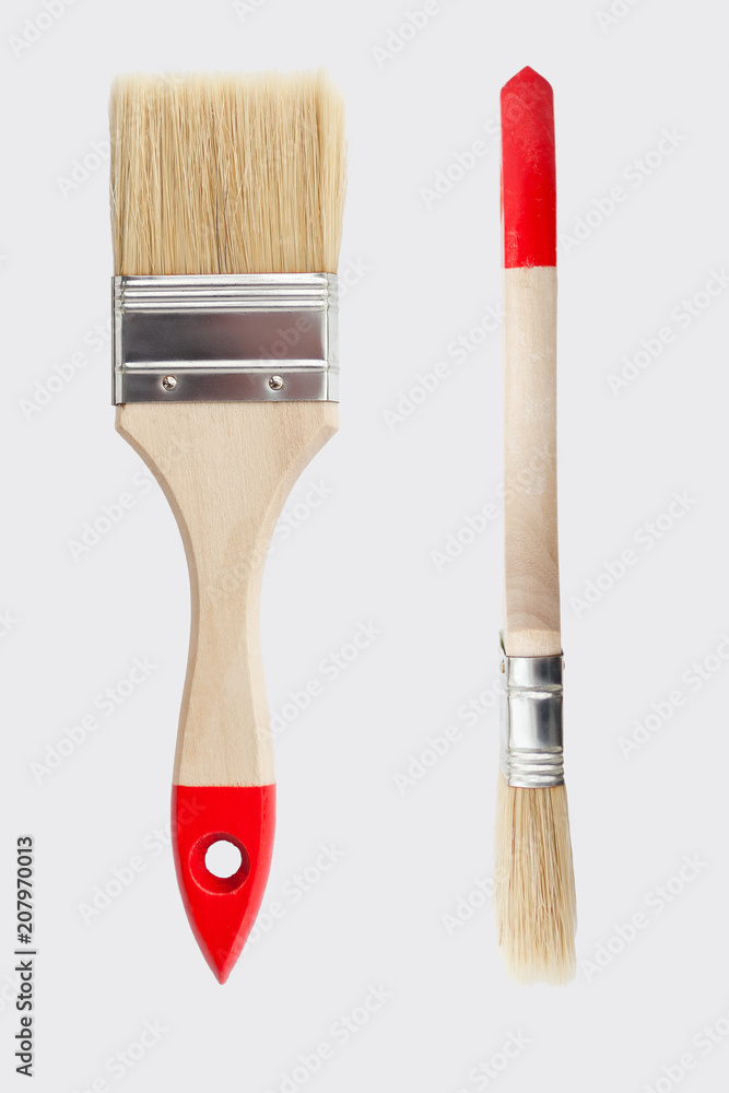 Paint brushes isolated on white background Stock Photo | Adobe Stock