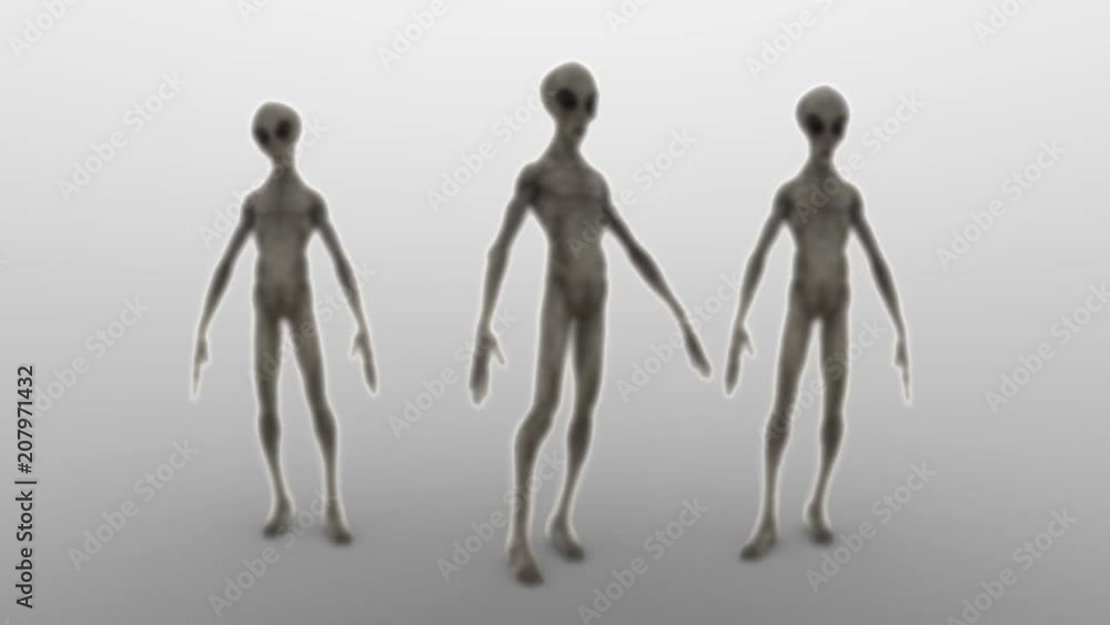 three extraterrestrials, animation three extraterrestrials, animation