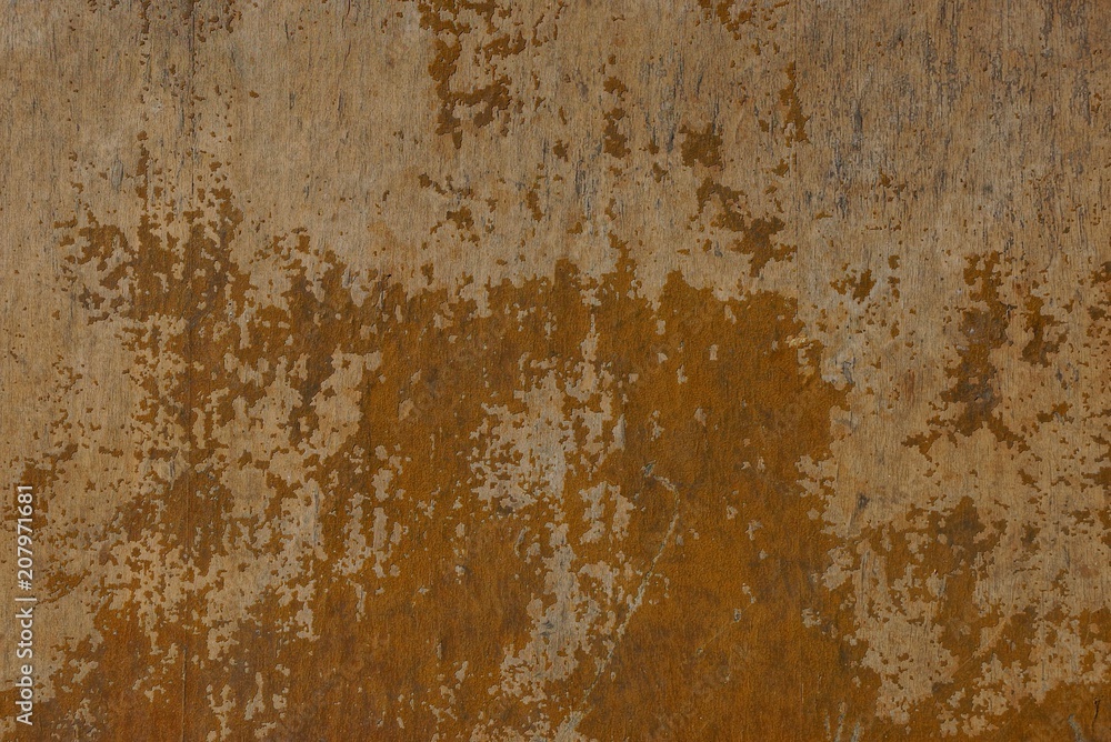 brown background of a metal wall fence