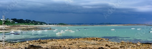 Magnifique paysage de la côte bretonne en Côtes d'Armor