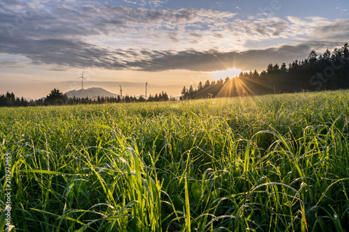 Sonnenaufgang am Landwassereck