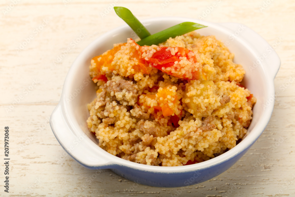 Couscous with meat Couscous with meat