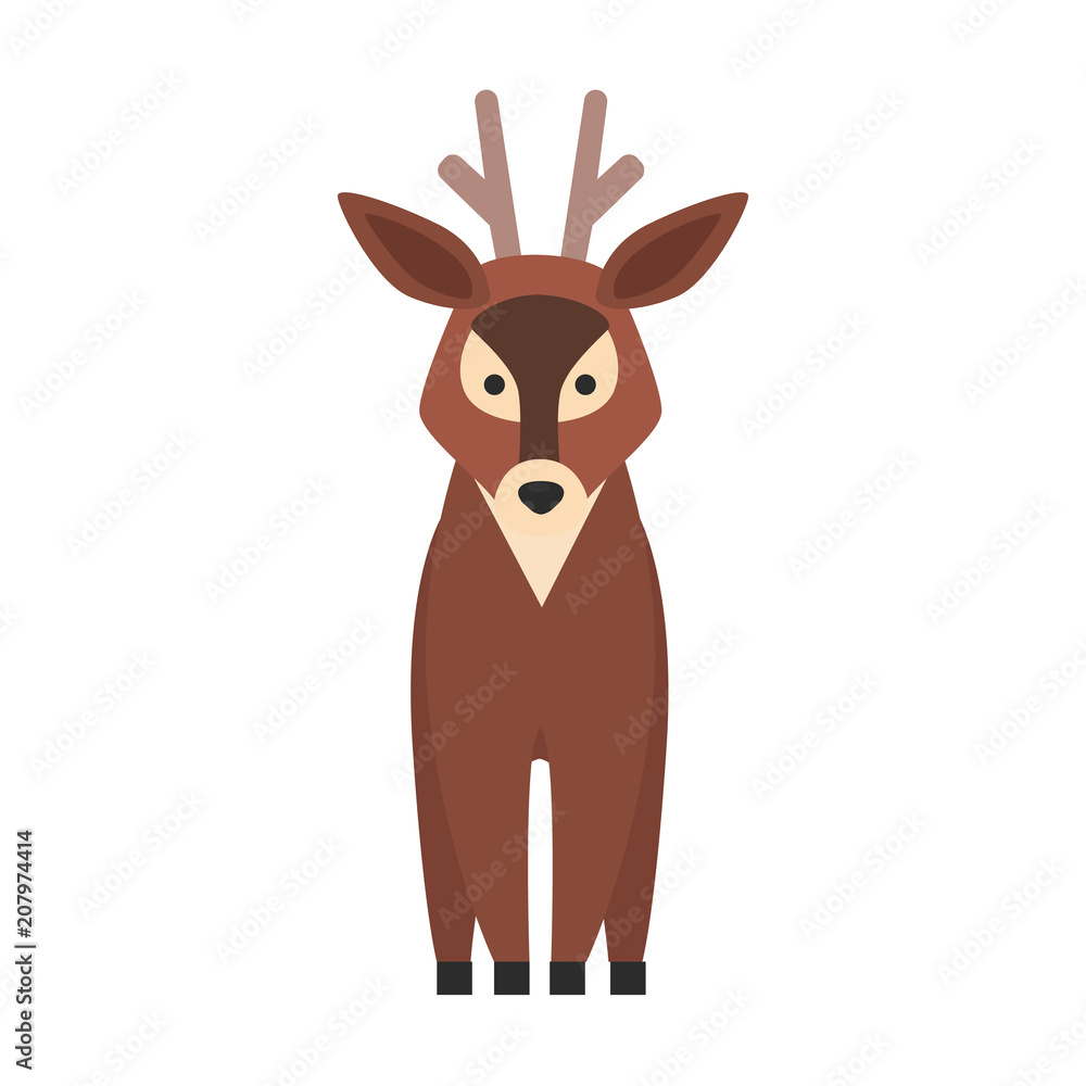 Fototapeta premium Animal flat color icon