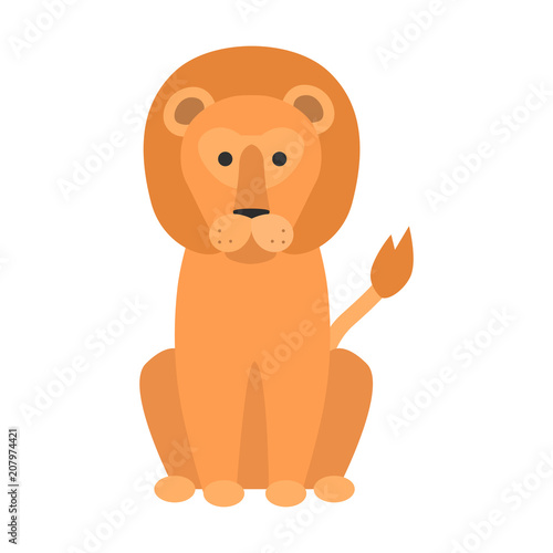Animal flat color icon