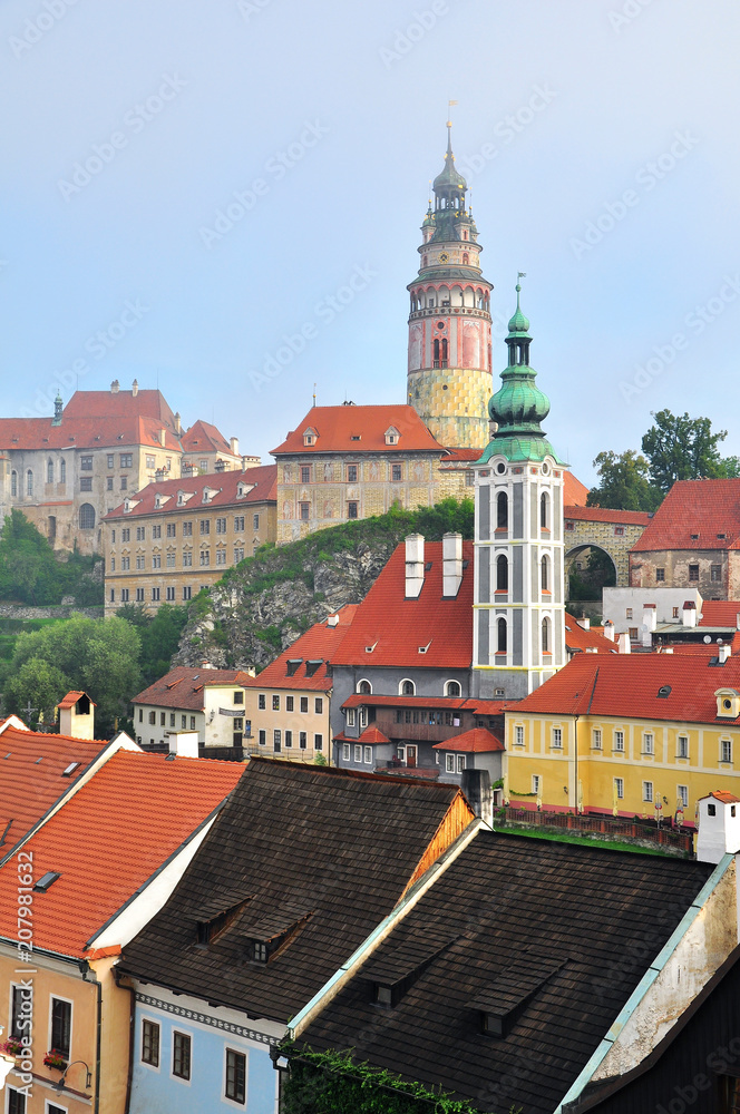 Roofs and tower of Cesky Krumlov