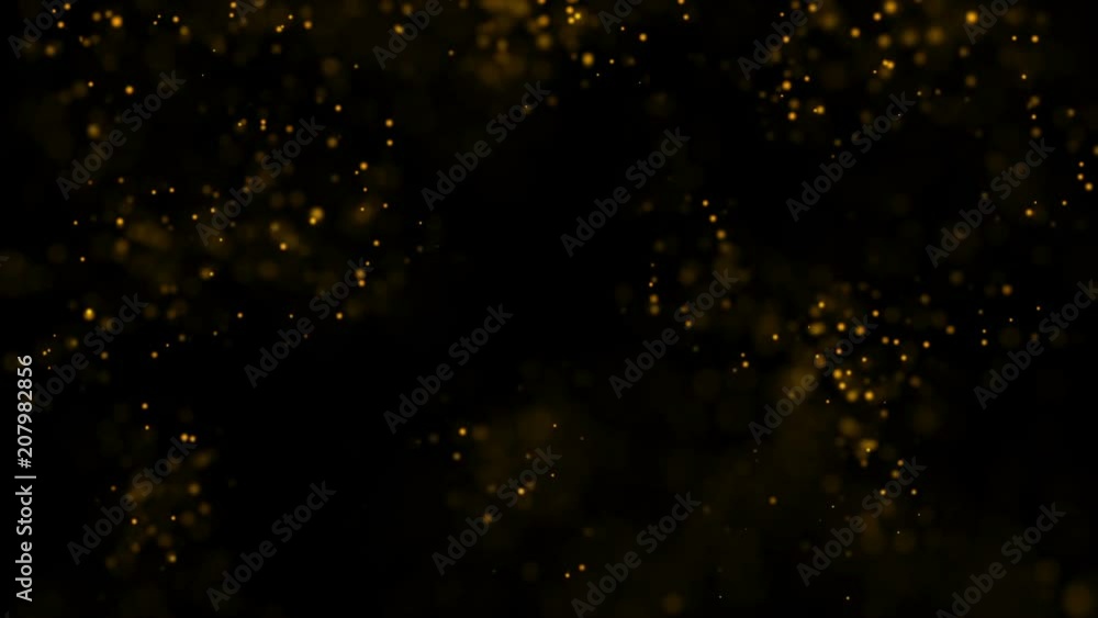 Gold Particles. Natural Floating Organic Particles On beatiful relaxing Background. Glittering Particles With Bokeh. Slow motion. Gold Particles. Natural Floating Organic Particles On beatiful relaxing Background. Glittering Particles With Bokeh. Slow motion.