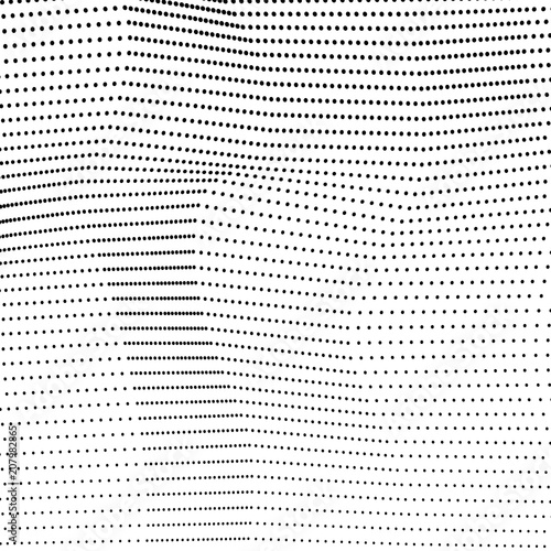 Abstract halftone pattern. Vector halftone dots background for design banners, posters, business projects, pop art texture, covers. Geometric black and white texture.