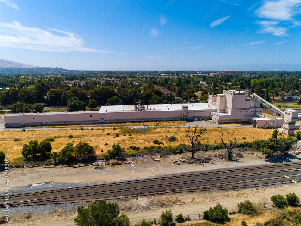 An old rail yard, located near Fremont, California An old rail yard, located near Fremont, California