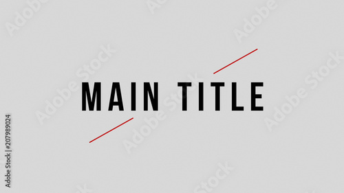 Slice Title Transition