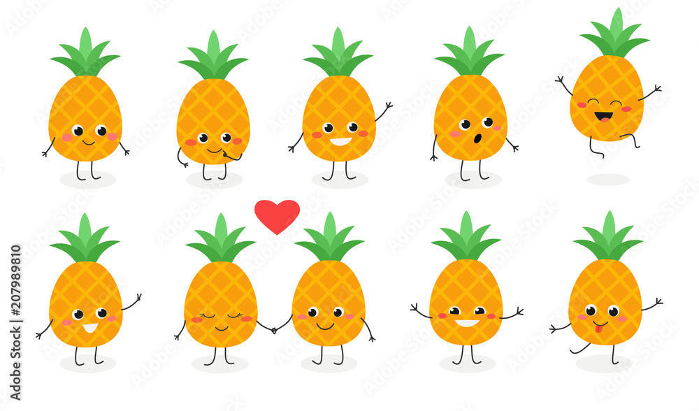 Pineapple emoticon №1 Pineapple emoticon №1