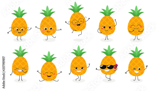 Pineapple emoticon №2