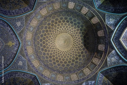 Sheikh Lotfallah Mosque in Ispahan, Iran