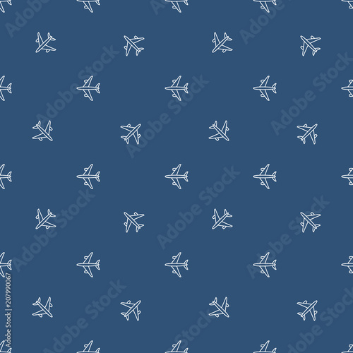 Seamless plane pattern