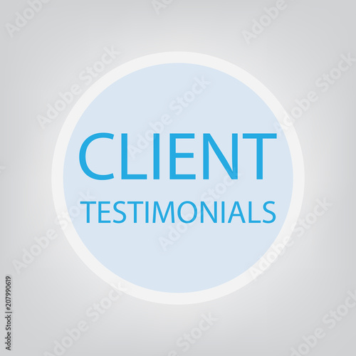 client testimonials concept- vector illustration