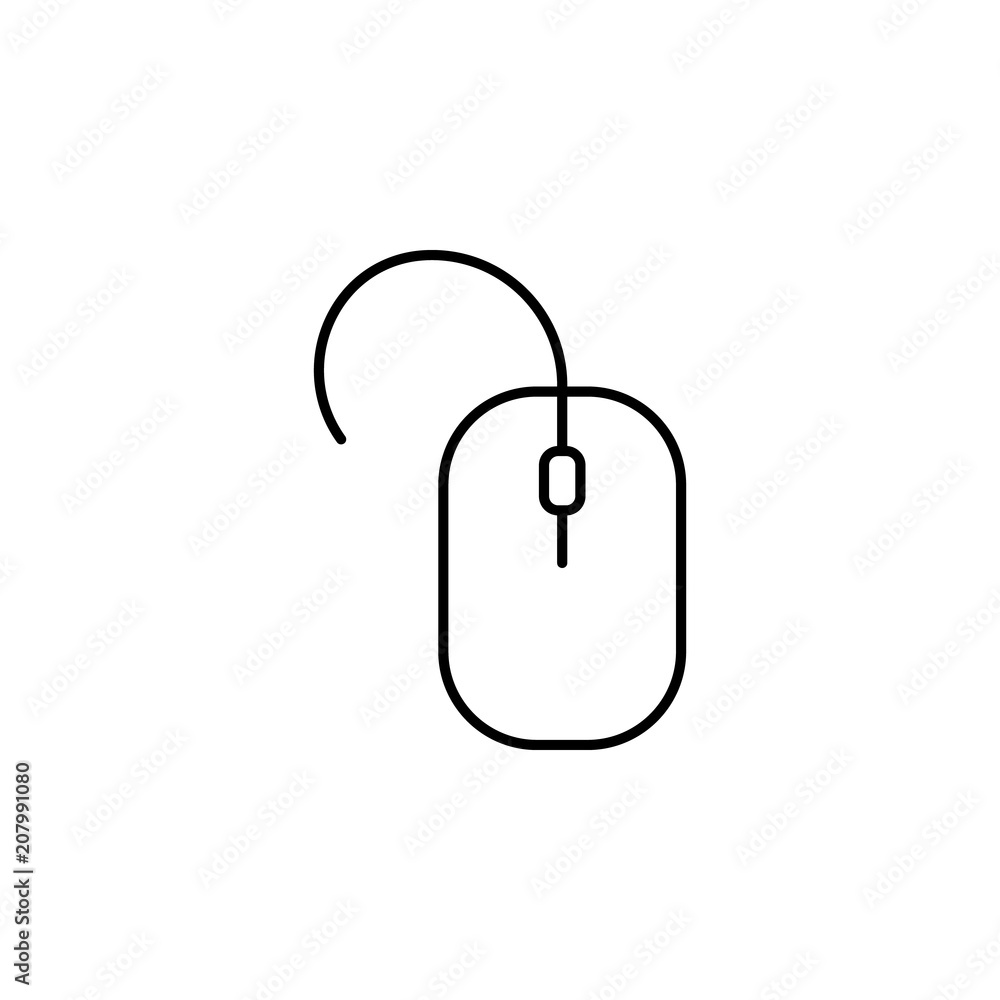 mouse outline icon. Element of simple education icon for mobile concept and web apps. Thin line mouse outline icon can be used for web and mobile mouse outline icon. Element of simple education icon for mobile concept and web apps. Thin line mouse outline icon can be used for web and mobile