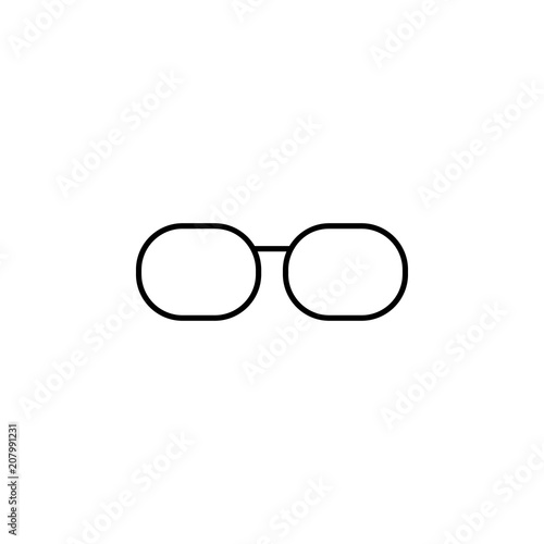spectacles outline icon. Element of simple education icon for mobile concept and web apps. Thin line spectacles outline icon can be used for web and mobile
