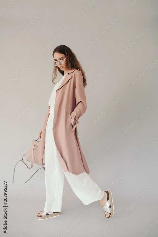 Studio fashion portrait of gorgeous teen girl Studio fashion portrait of gorgeous teen girl