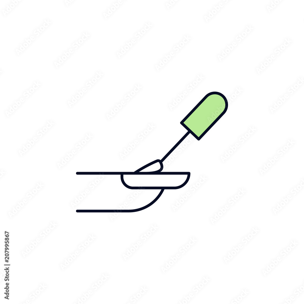 nail polish outline icon. Element of colored spa icon for mobile concept and web apps. Thin line nail polish outline icon can be used for web and mobile nail polish outline icon. Element of colored spa icon for mobile concept and web apps. Thin line nail polish outline icon can be used for web and mobile