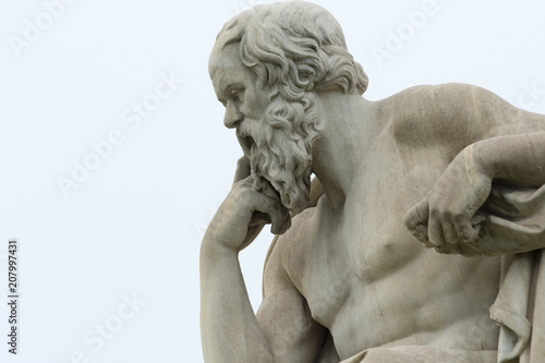 classic statue of Socrates