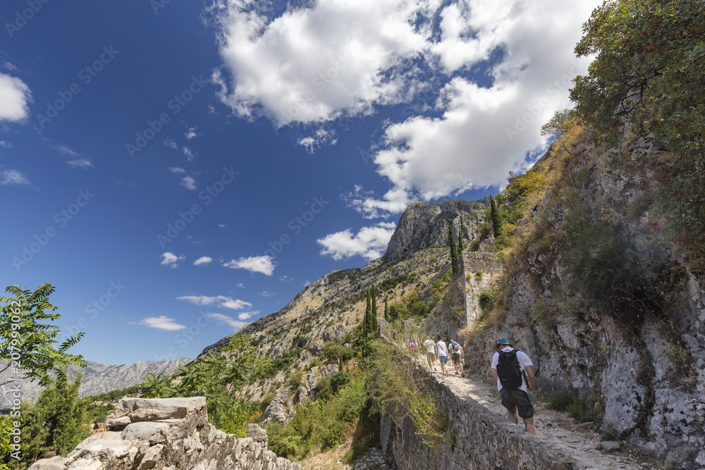 Steps above Kotor, Montenegro.