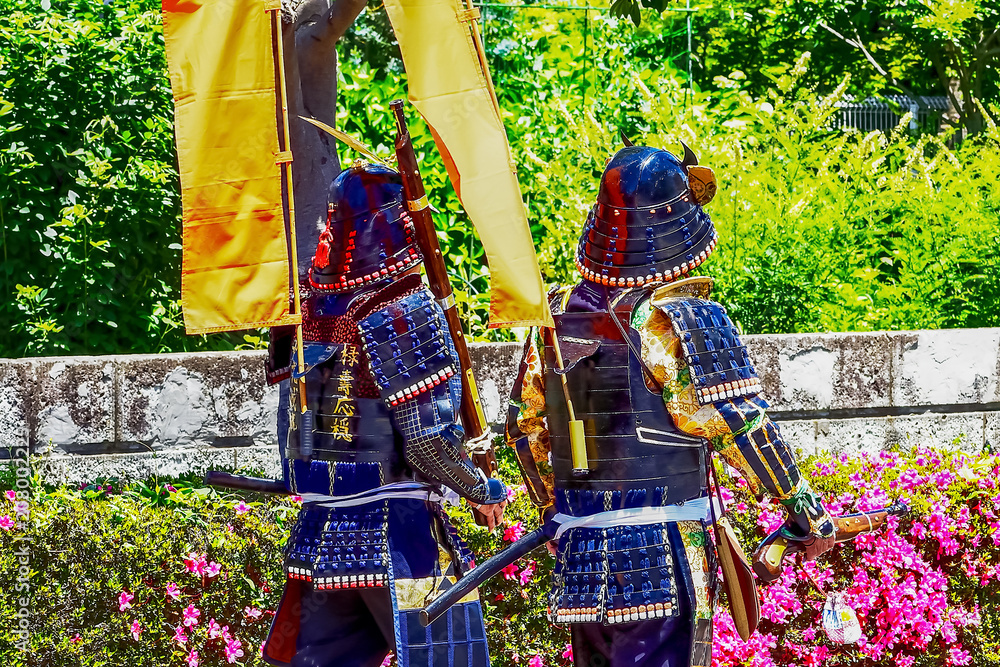 武者行列 samurai Stock 写真 Adobe Stock