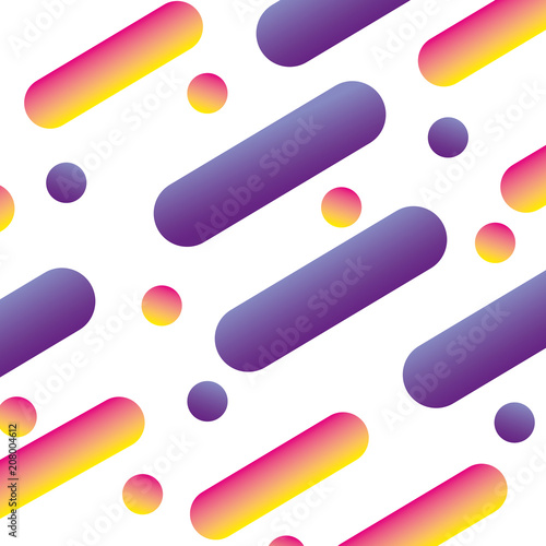 fluid abstract dots and lines gradient design vector illustration