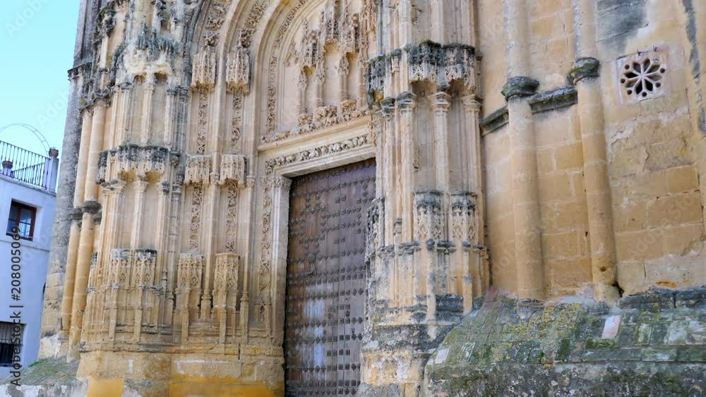 Old Door and Walls of Church of San Pedro Facade Old Door and Walls of Church of San Pedro Facade