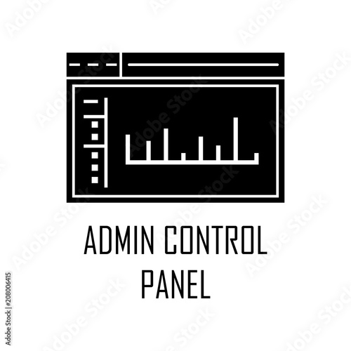 admin control panel icon. Element of Web Development for mobile concept and web apps. Detailed admin control panel icon can be used for web and mobile. Premium icon