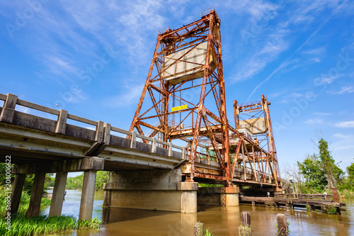 Vintage Louisiana bridge © Fotoluminate LLC