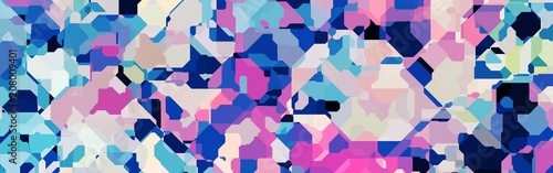 Abstract modern style art, panorama size, extreme hi-resolution