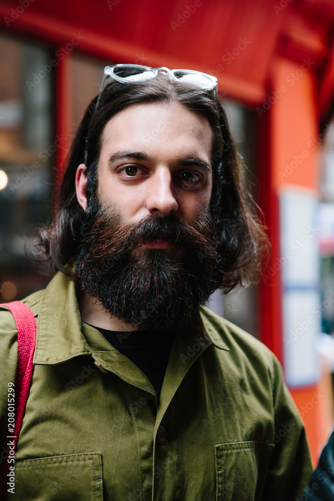 Portrait of a stylish man with beard Portrait of a stylish man with beard
