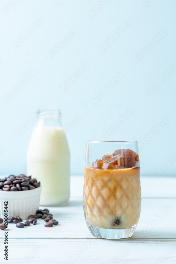 coffee ice cubes with milk coffee ice cubes with milk
