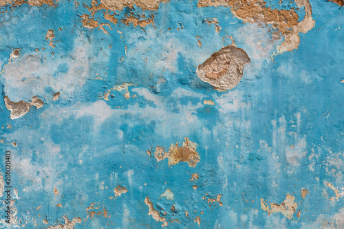 Fotografie Grungy Textured Wall in Cuba